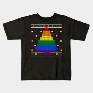 LGBT Christmas Tree T-shirt Kids T-Shirt